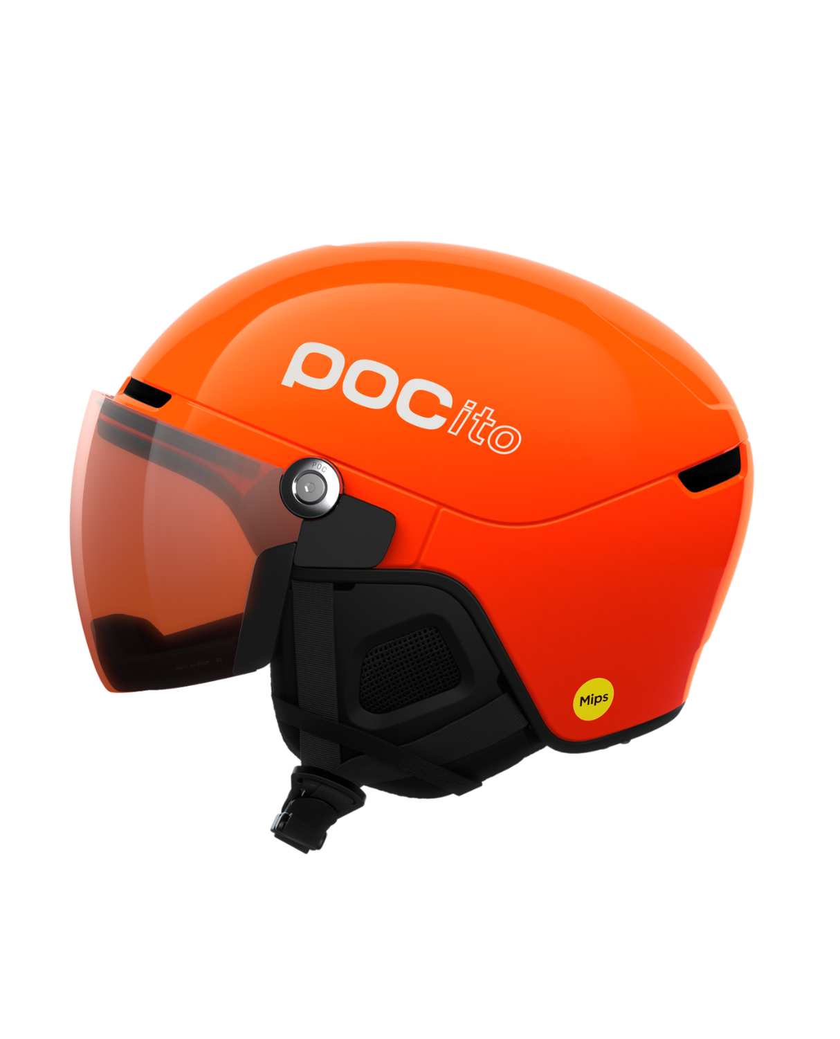 POC POCito Obex Visor - Fluorescent Orange - Alpingaraget