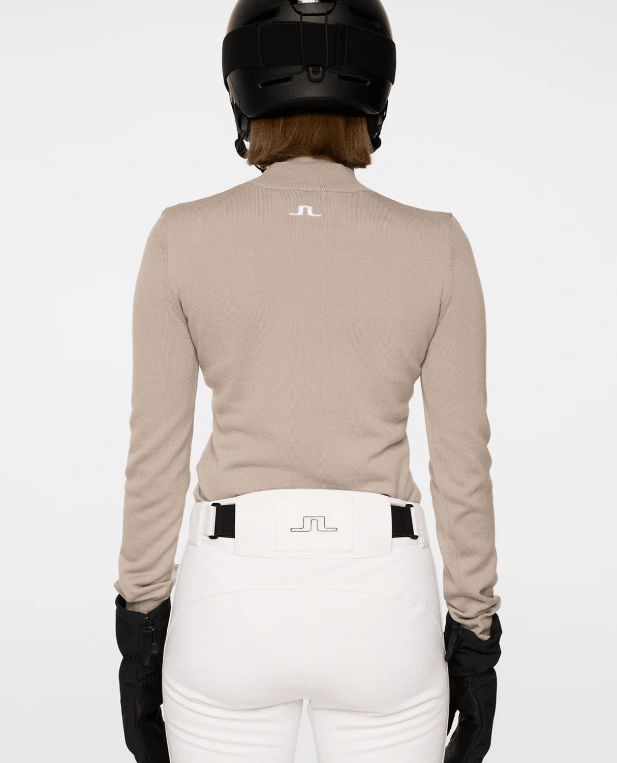 J.Lindeberg Women Miracle Knitted Sweater - Moonbeam - Överdelar - Alpingaraget