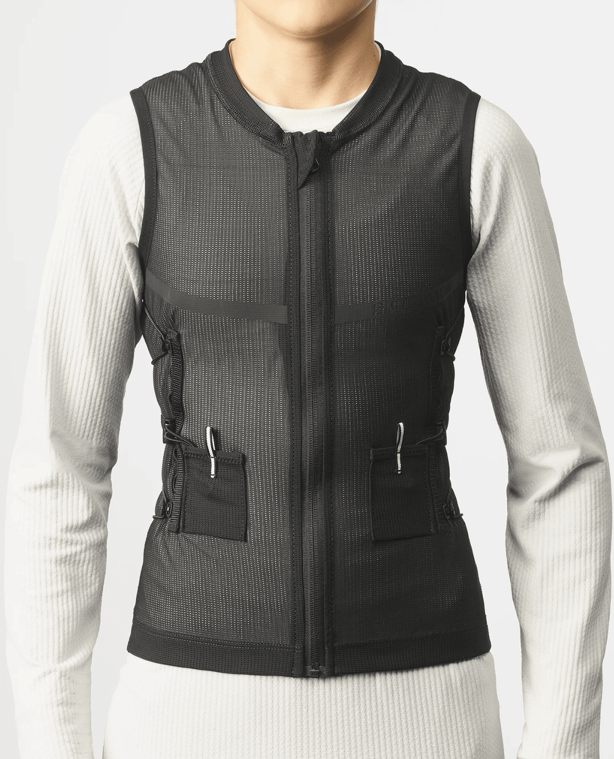 Salomon Flexcell Pro Junior - Black - Ryggskydd - Alpingaraget