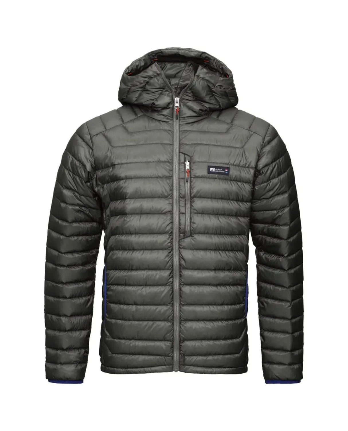 Elevenate Mens Cirrus Down Jacket - Gray Green - Alpingaraget
