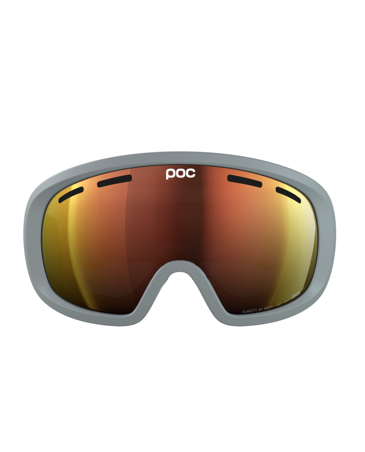 POC Fovea Mid - Granite Grey/Partly Sunny Orange