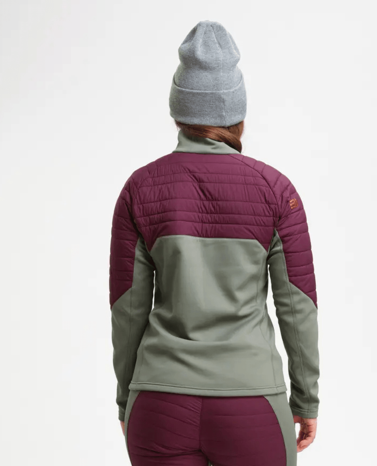 Elevenate Womens Fusion Stretch Jacket - Aubergine Blocked - Mellanlager - Alpingaraget