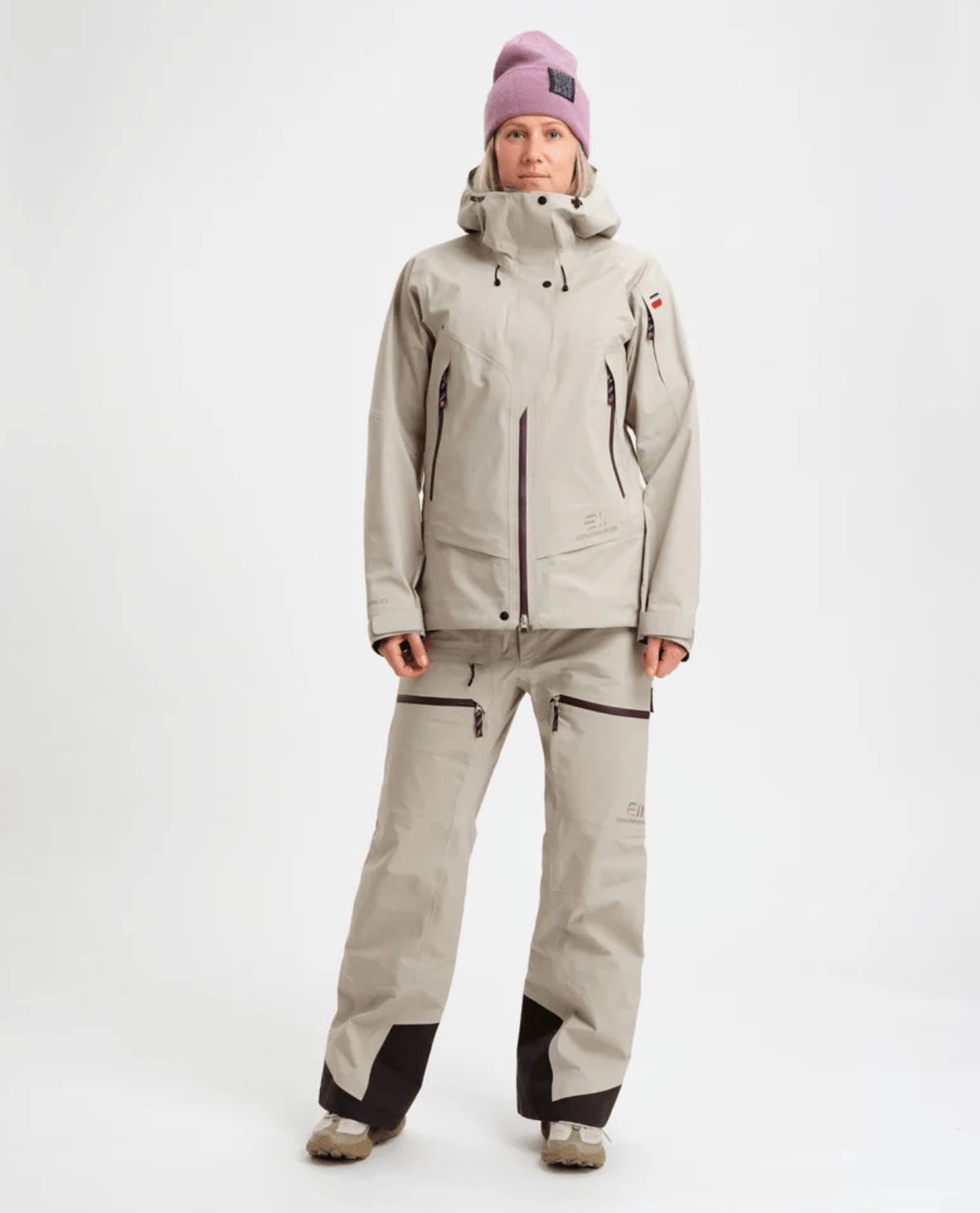 Elevenate Womens Pure Pants - Ginger Beige - Skidbyxor - Alpingaraget