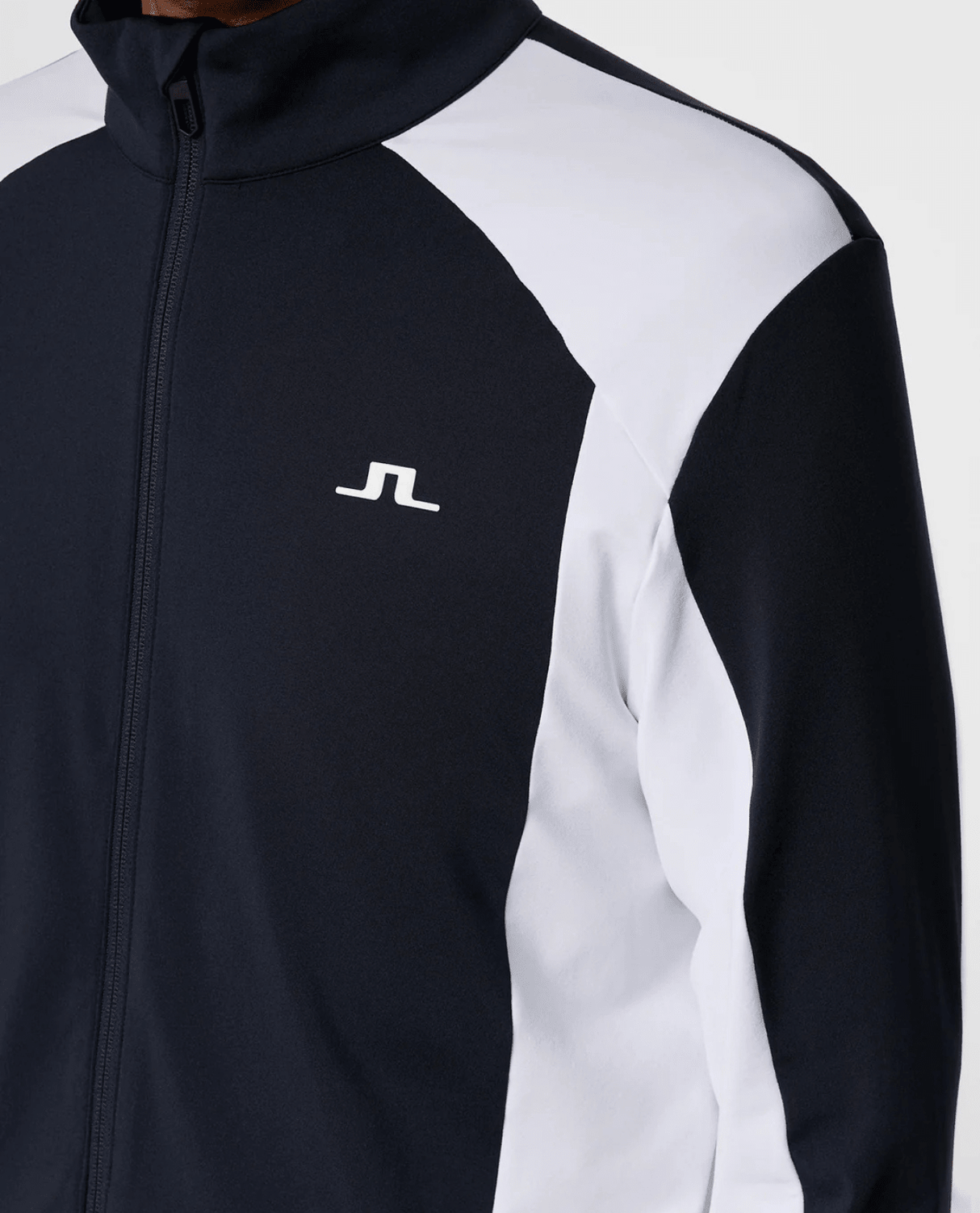 J.Lindeberg Men Banks Zip Mid Layer - JL Navy - Mellanlager - Alpingaraget
