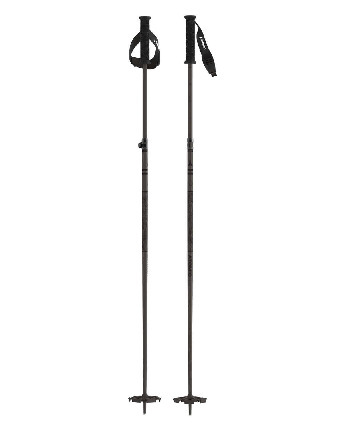 Atomic Backland FR Teleskopstav - Black