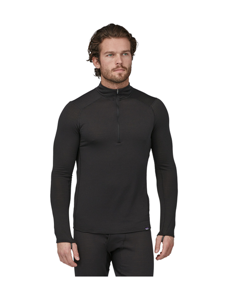Patagonia Men Cap TW Zip Neck - Black  Alpingaraget