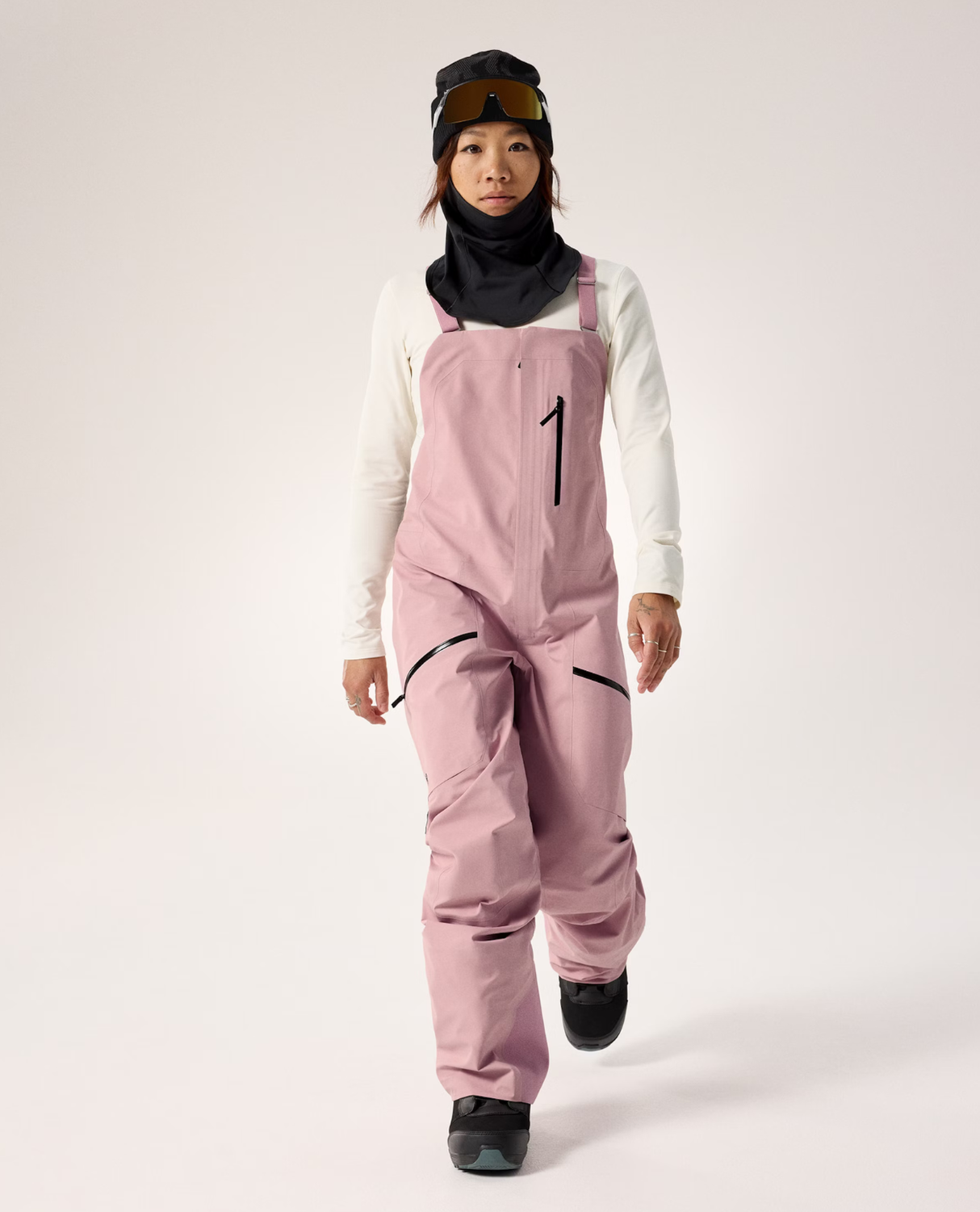 Arc'teryx Women Sentinel Bib Pant - Bliss / Black - Alpingaraget