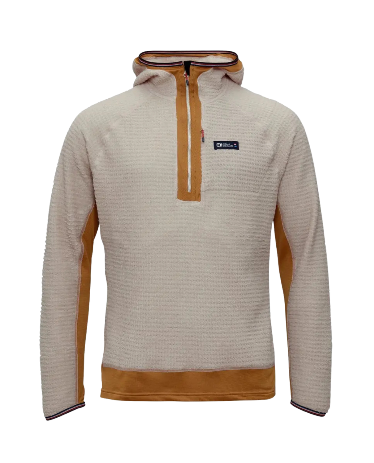 Elevenate Mens Vertical Hood - Ginger Beige - Alpingaraget