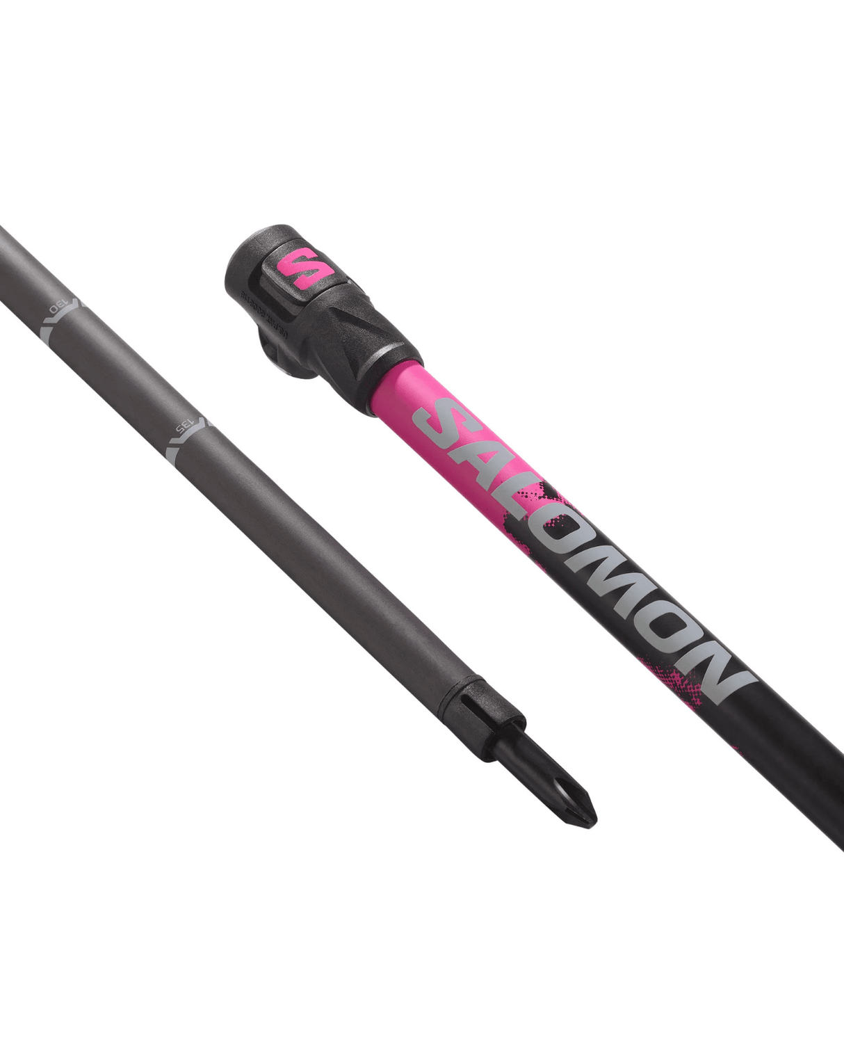 Salomon Steep Pro Vario S3 - Black/Rhodamine - Teleskopstavar - Alpingaraget