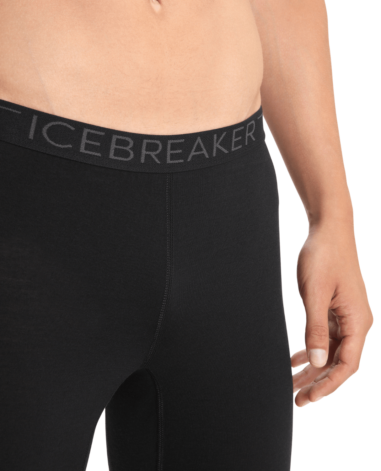 Icebreaker Men Merino 200 Oasis Legless - Black - Underställ - Alpingaraget
