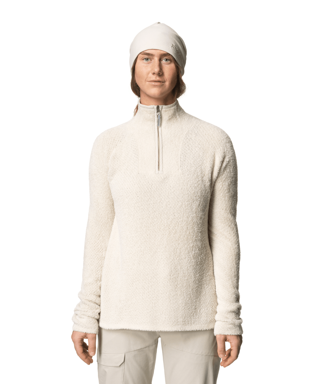 HOUDINI Womens Lykan Half Zip - Foggy Mountain - Underställ - Alpingaraget