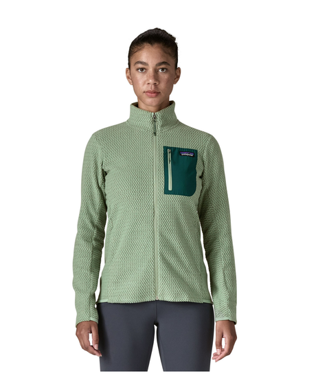 Patagonia Women R1 Air Jacket - Ellwood Green  Alpingaraget