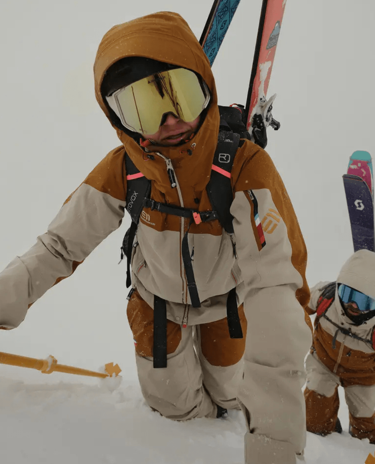 Elevenate Womens Bec de Rosses XI Jacket - Pecan Brown - Skidjackor - Alpingaraget