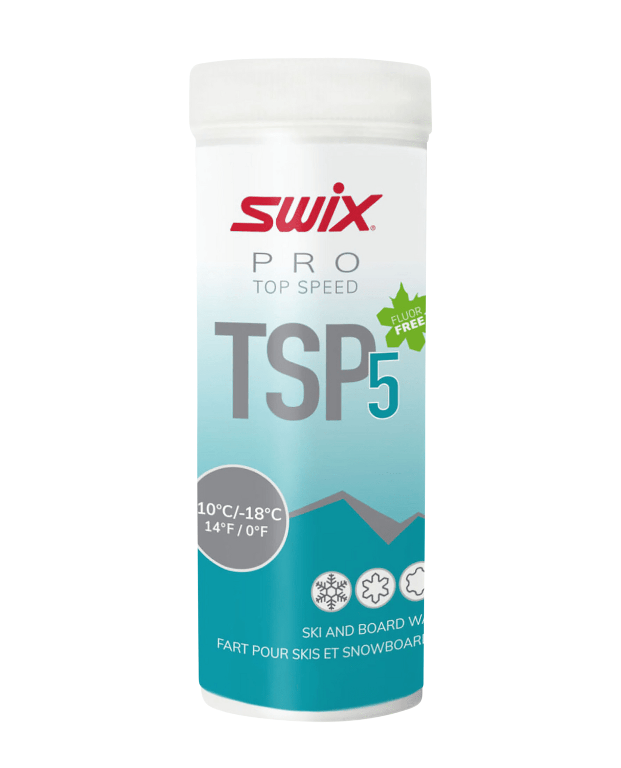 Swix TSP5 Turquoise, - 8 °C/ - 15°C, 40g - Valla - Alpingaraget
