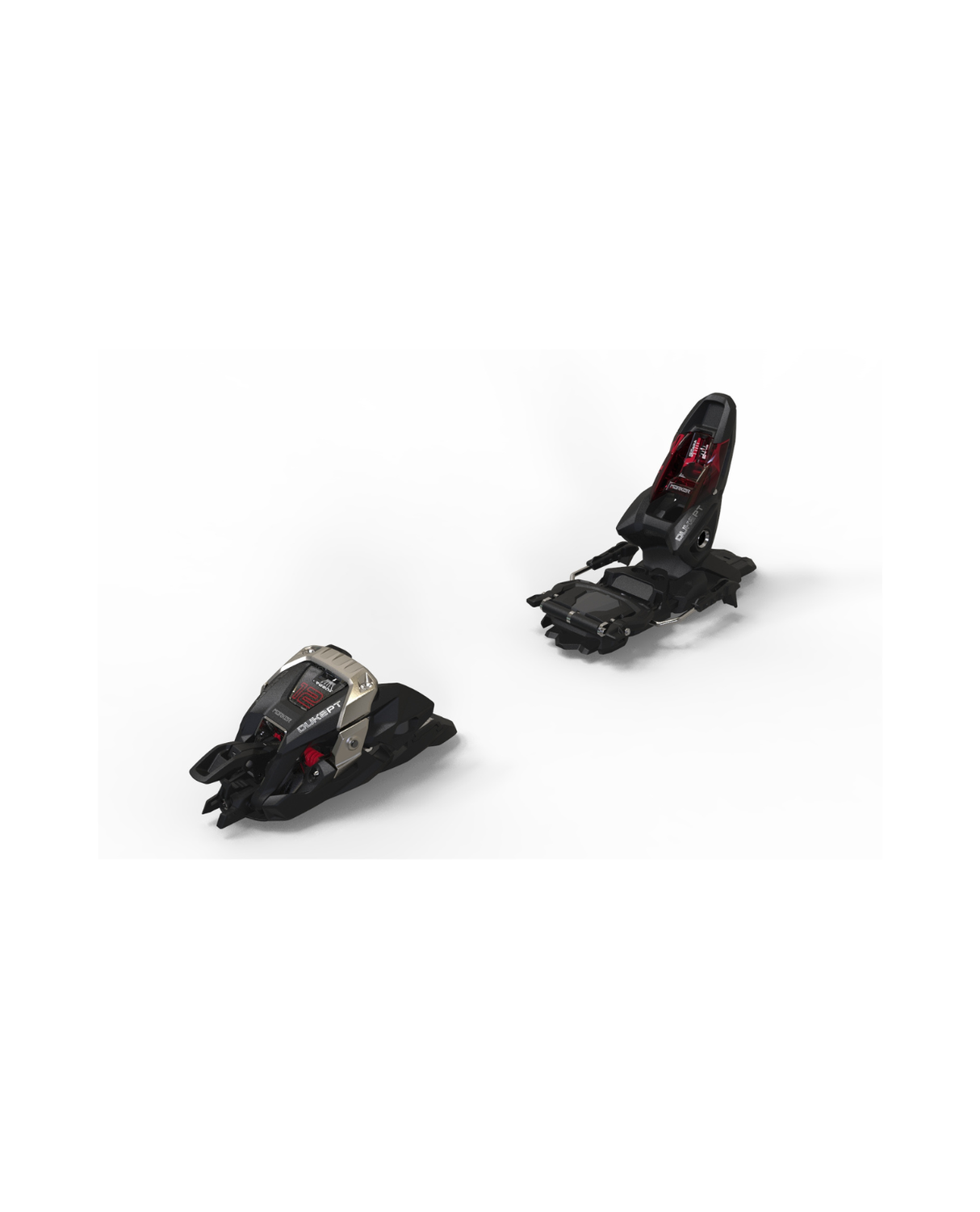 Marker Duke PT 12: 125 mm - Black-Red - Alpingaraget