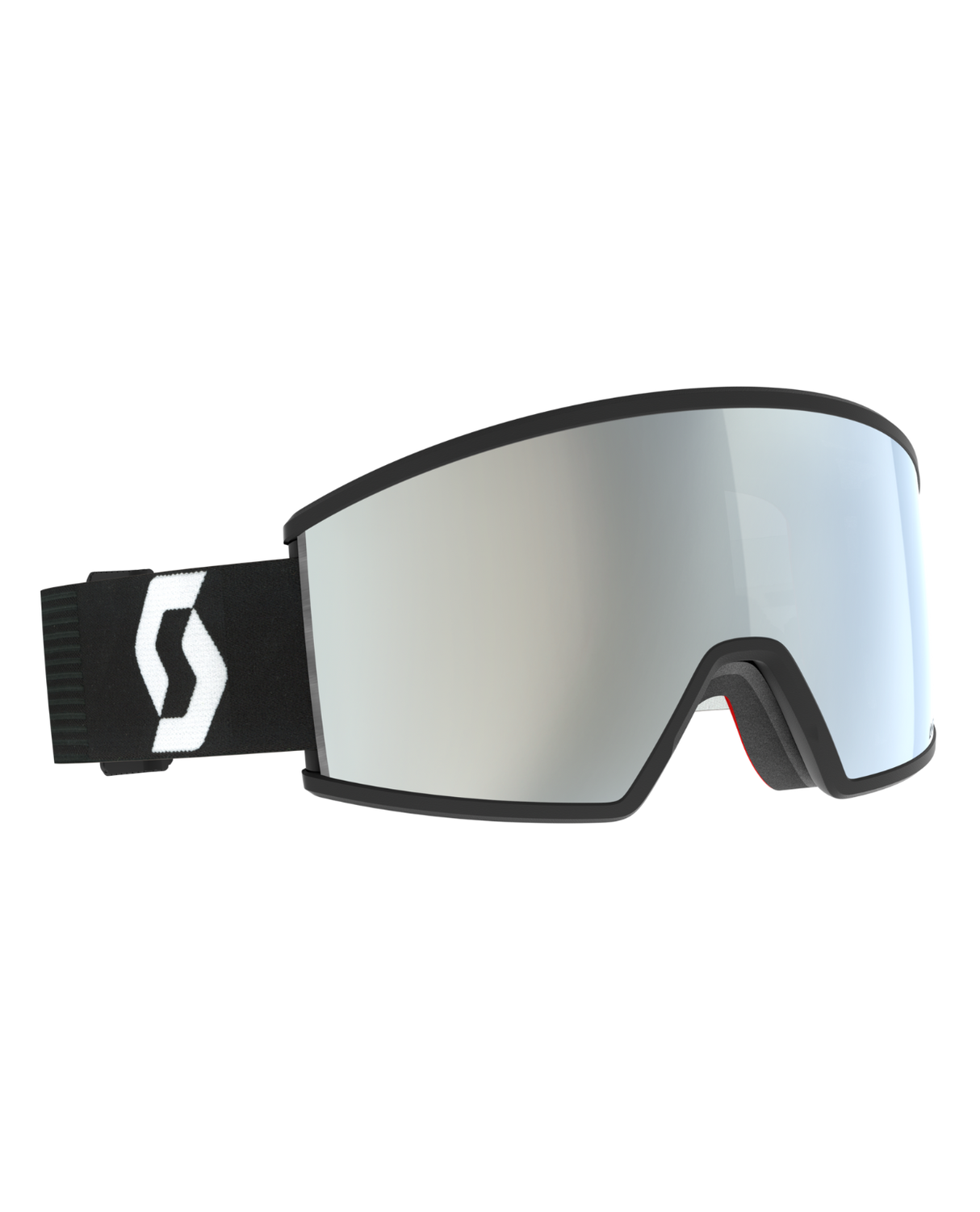 Scott Goggle Ambit AMP - Mineral Black/White, White Chrome S2 - Alpingaraget