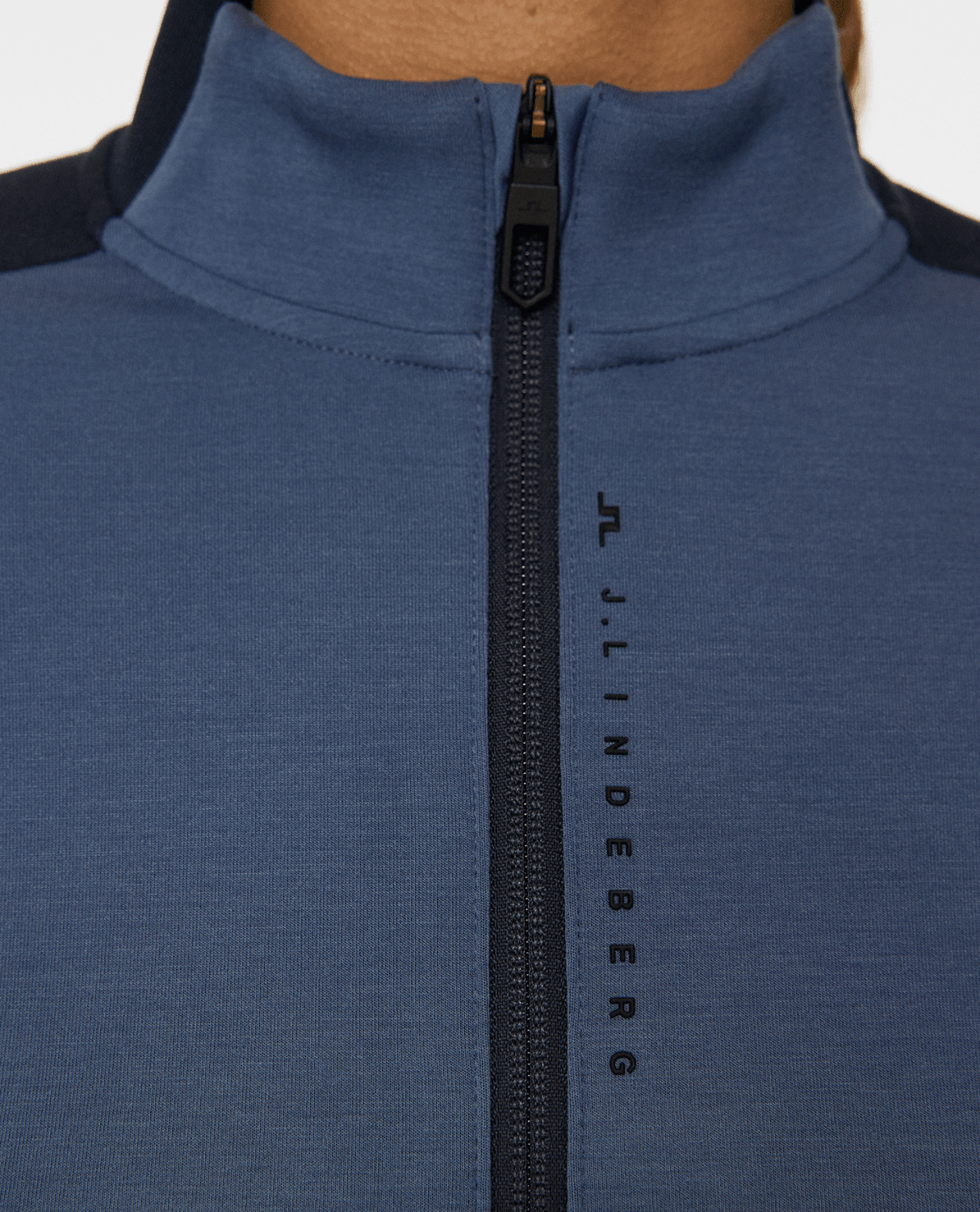 J.Lindeberg Women Nami Zip Mid Layer - JL Navy - Mellanlager - Alpingaraget