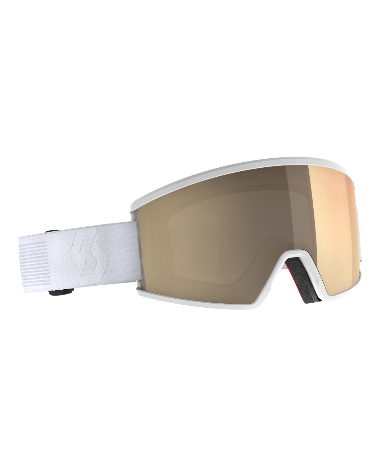Scott Goggle Ambit Compact LS AMP - Mineral White, Bronze Chrome S1 - 3 - Goggles - Alpingaraget
