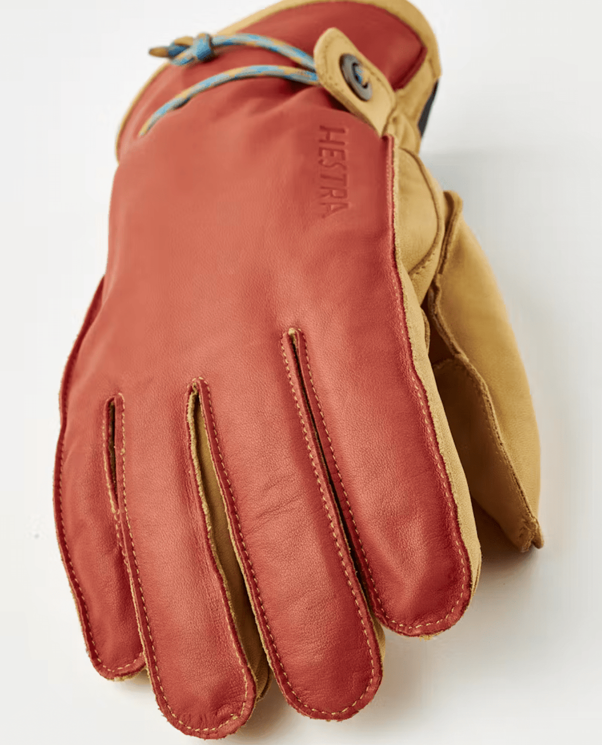 HESTRA Wakayama 5 Finger - Flame Red/Tan - Handskar - Alpingaraget