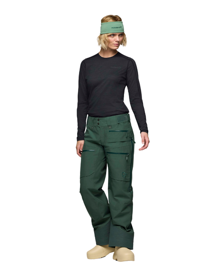 Norröna Women lofoten Gore-Tex Insulated Pants - Jungle Green