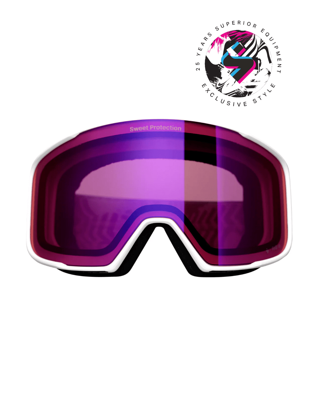 Sweet Protection Boondock RIG Reflect Block Party - RIG Bixbite/Satin White/Block Party - Goggles - Alpingaraget