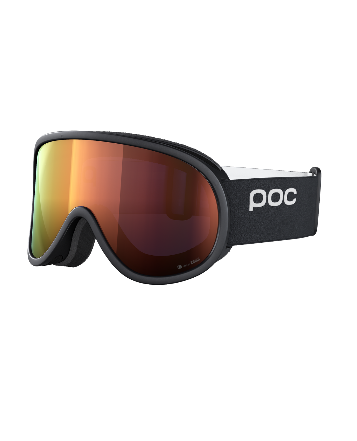 POC Retina Mid - Uranium Black/Partly Sunny Orange