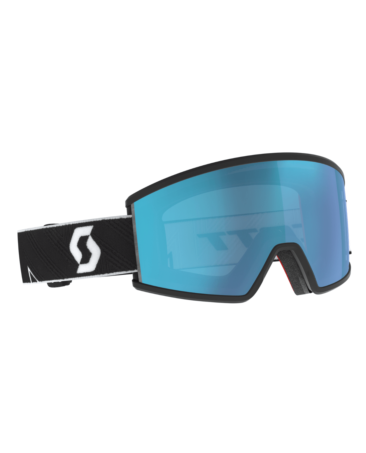 Scott Goggle Ambit Compact AMP - Black/White AMP Aurora Green Chrome S1 - Goggles - Alpingaraget