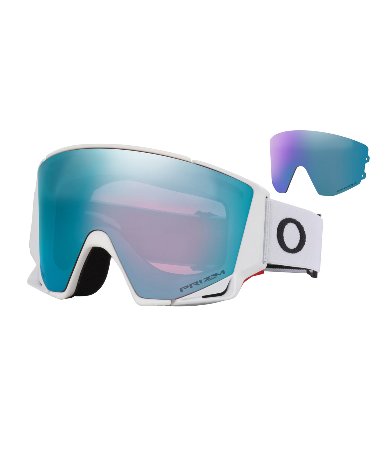 Oakley Flow Scape M - Matte White/ Prizm Sapphire & Prizm Iced - Alpingaraget
