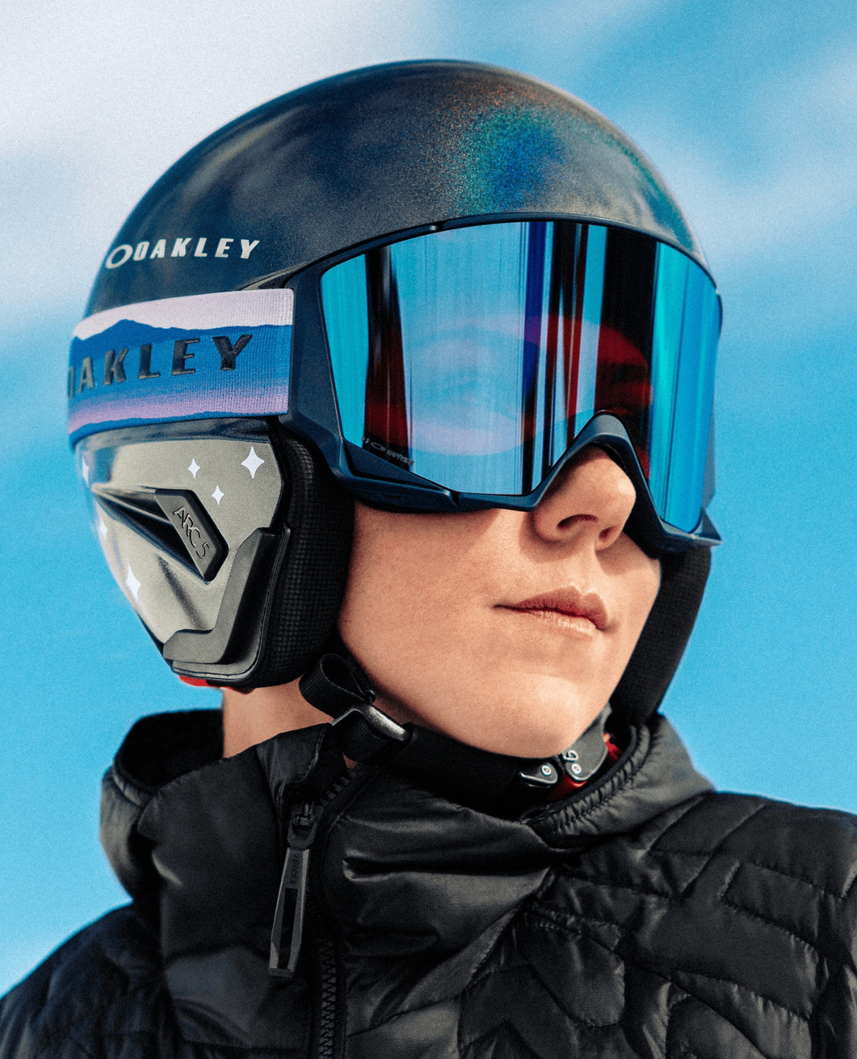 Oakley Flow Scape M - Mikeala Shiffrin Signature/ Prizm Sapphire & Prizm Iced