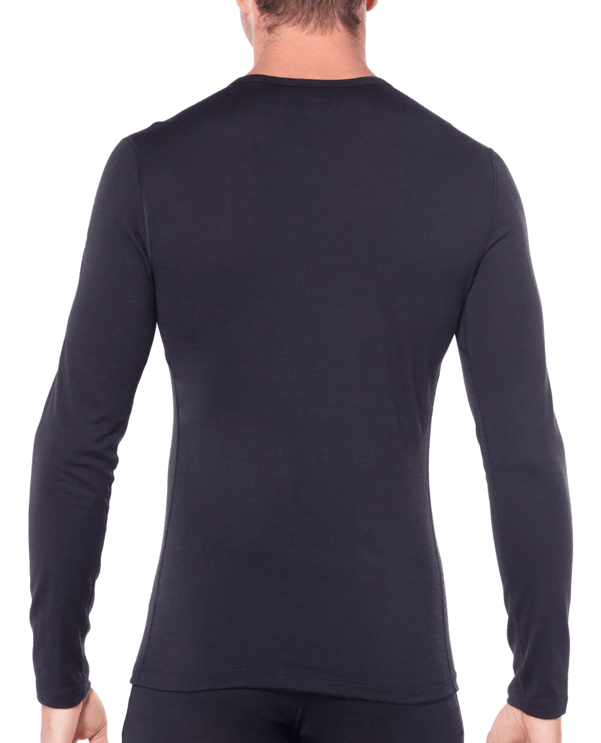 Icebreaker Men 200 Oasis Long Sleeve Crewe - Black - Underställ - Alpingaraget