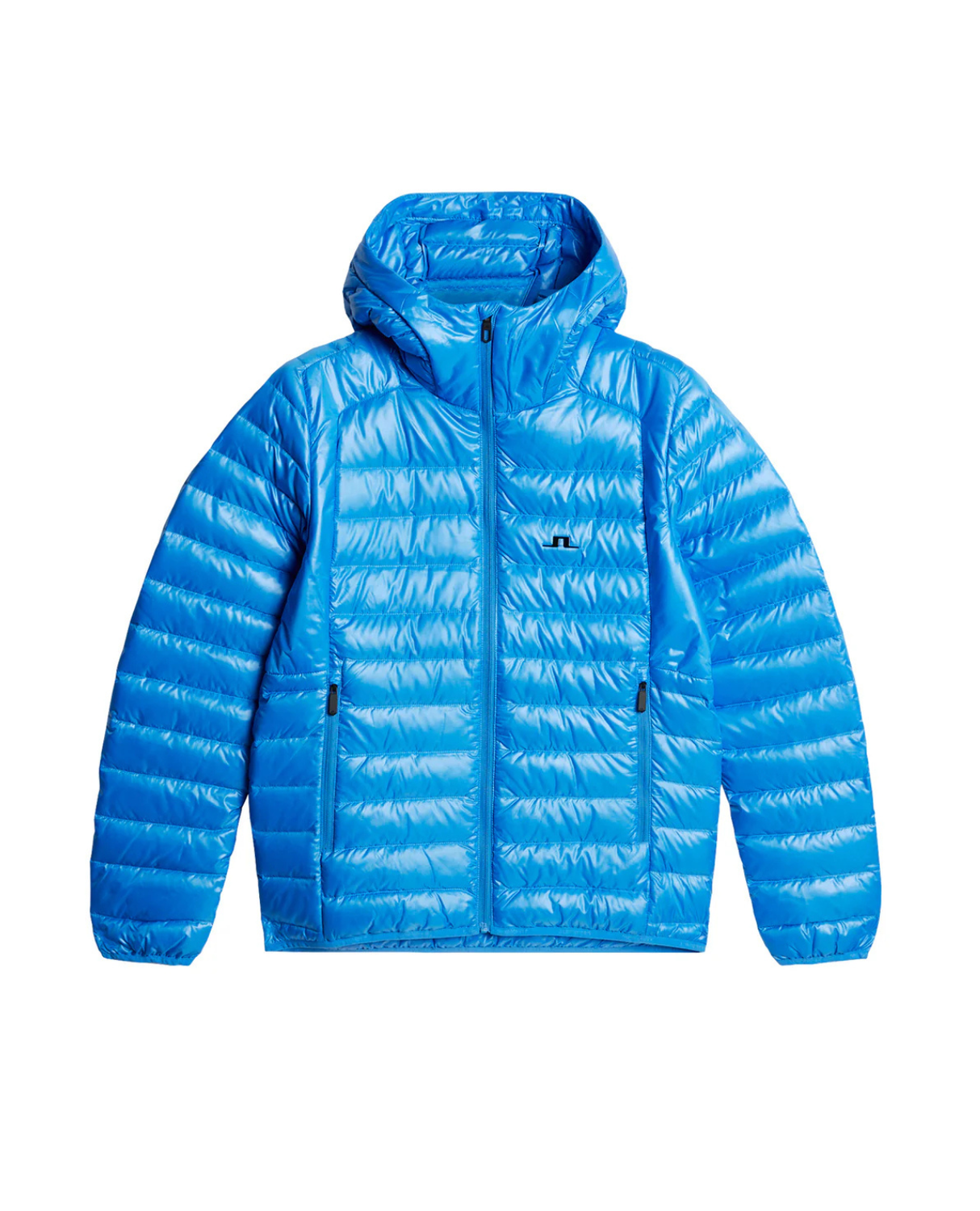 J.Lindeberg Men Oden Light Down Hood - Sonic Blue