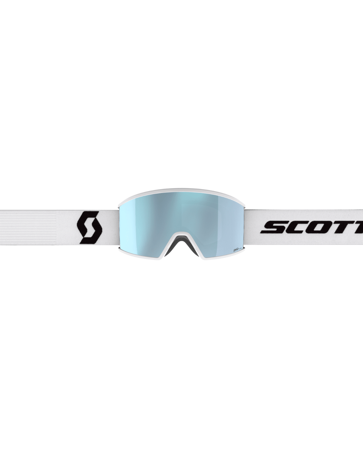 Scott Goggle Ambit AMP - Mineral White/Black, Ice Chrome S2 - Goggles - Alpingaraget