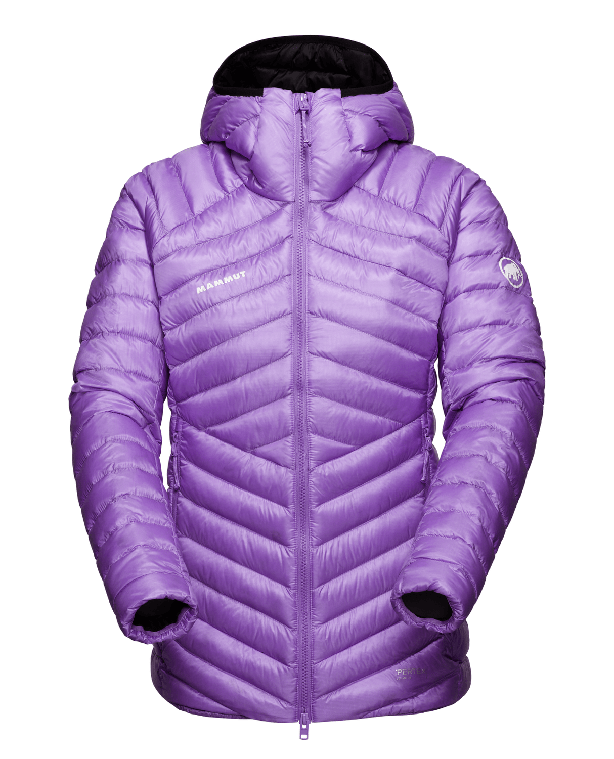 Mammut Broad Peak IN Hooded Jacket Women - Lavandin - Black - Alpingaraget
