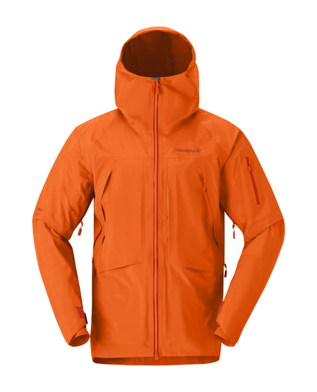 Norröna Men møre Gore-Tex Jacket - Gold Flame - Alpingaraget