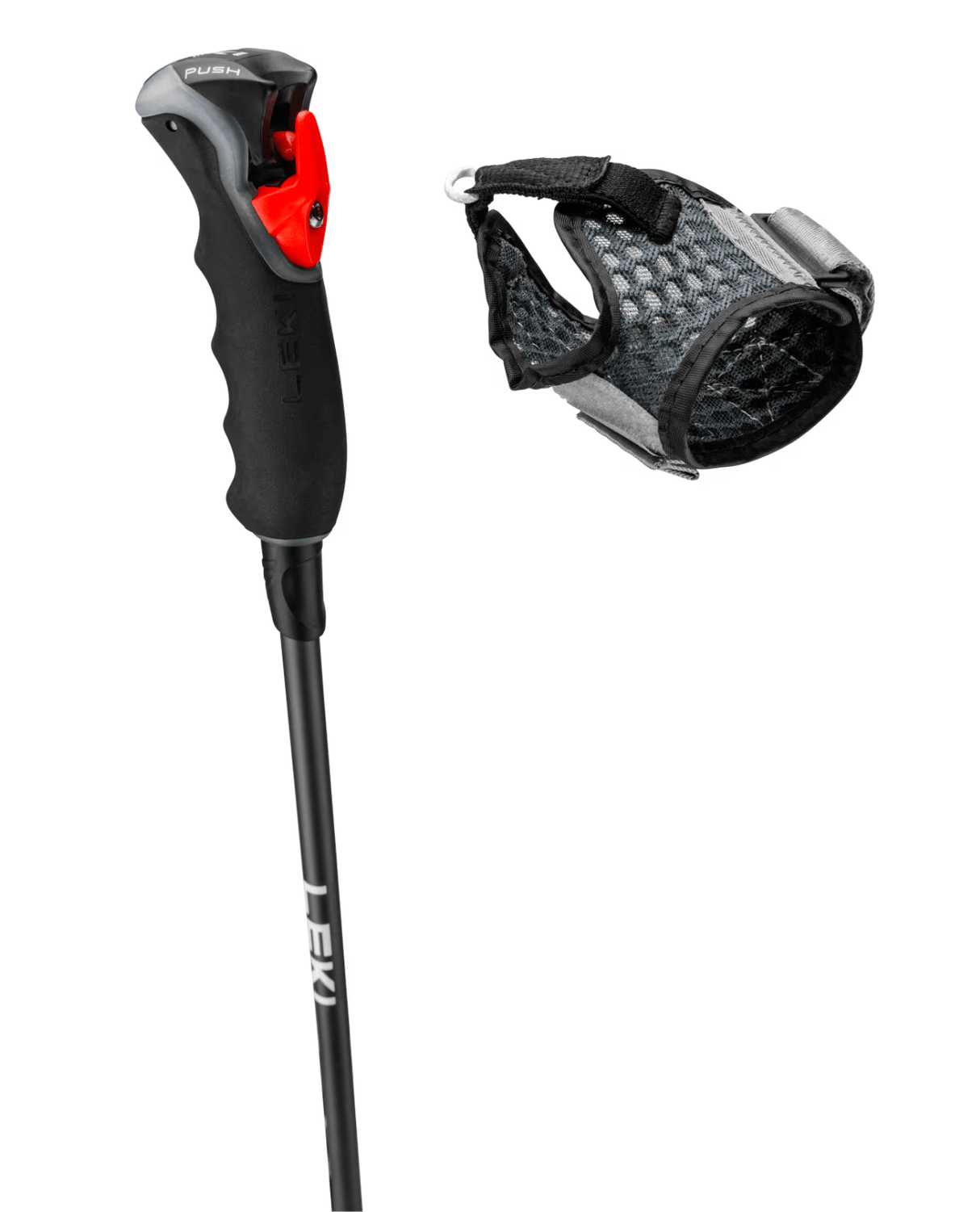 Leki Carbon 12 3D - Black / Dark Anthracite / Neon Yellow - Alpinstavar - Alpingaraget