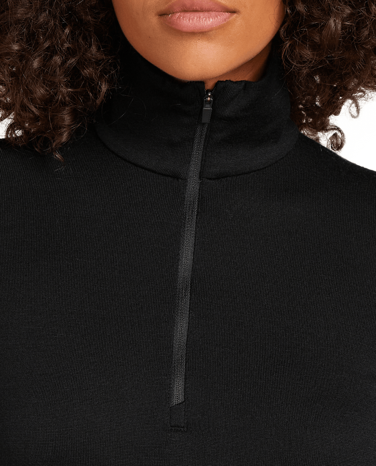 Icebreaker Women 260 Tech Long Sleeve Half Zip - Black - Underställ - Alpingaraget