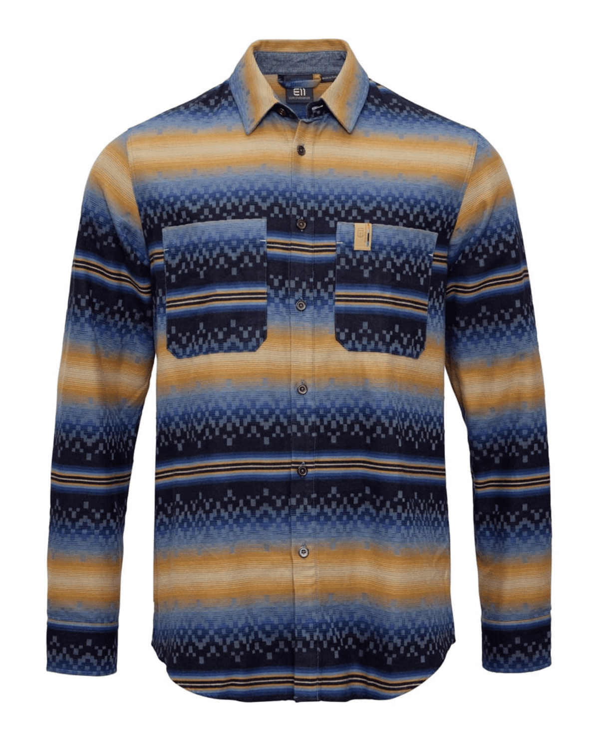 Elevenate Mens Verbier Shirt - Insignia Blue - Överdelar - Alpingaraget