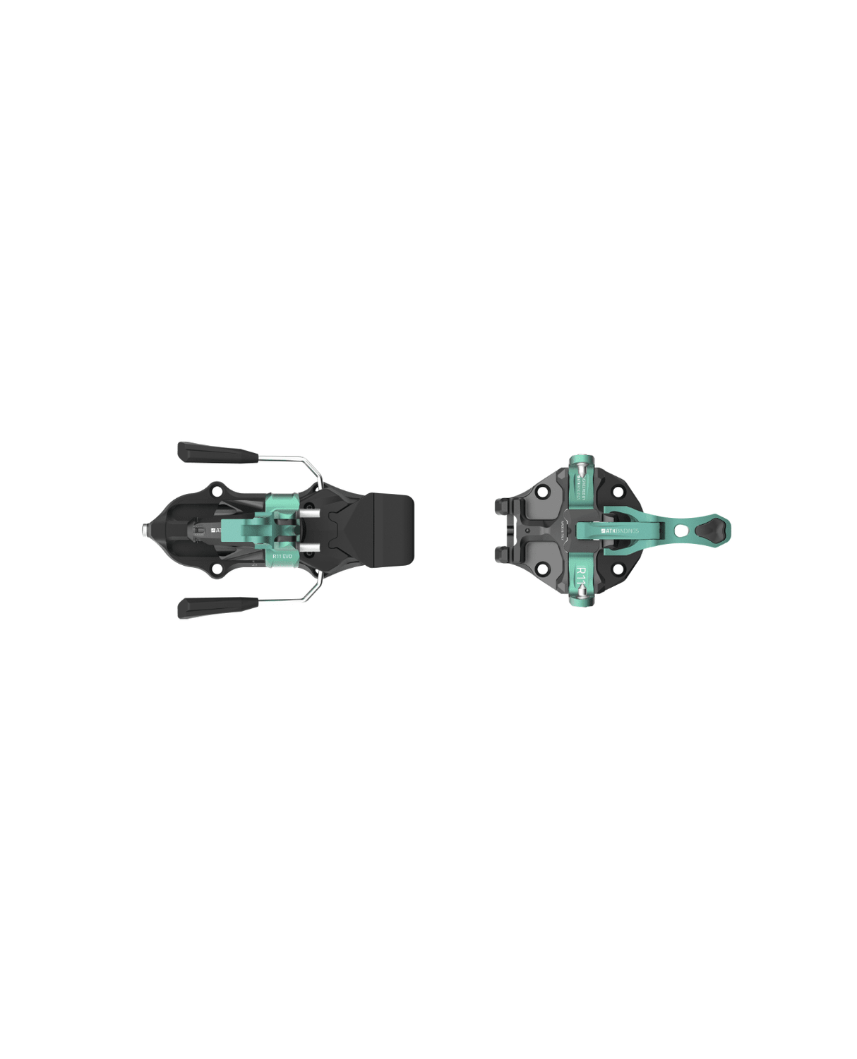 ATK RAIDER 11 EVO - AQUA GREEN - Topptursbindningar - Alpingaraget