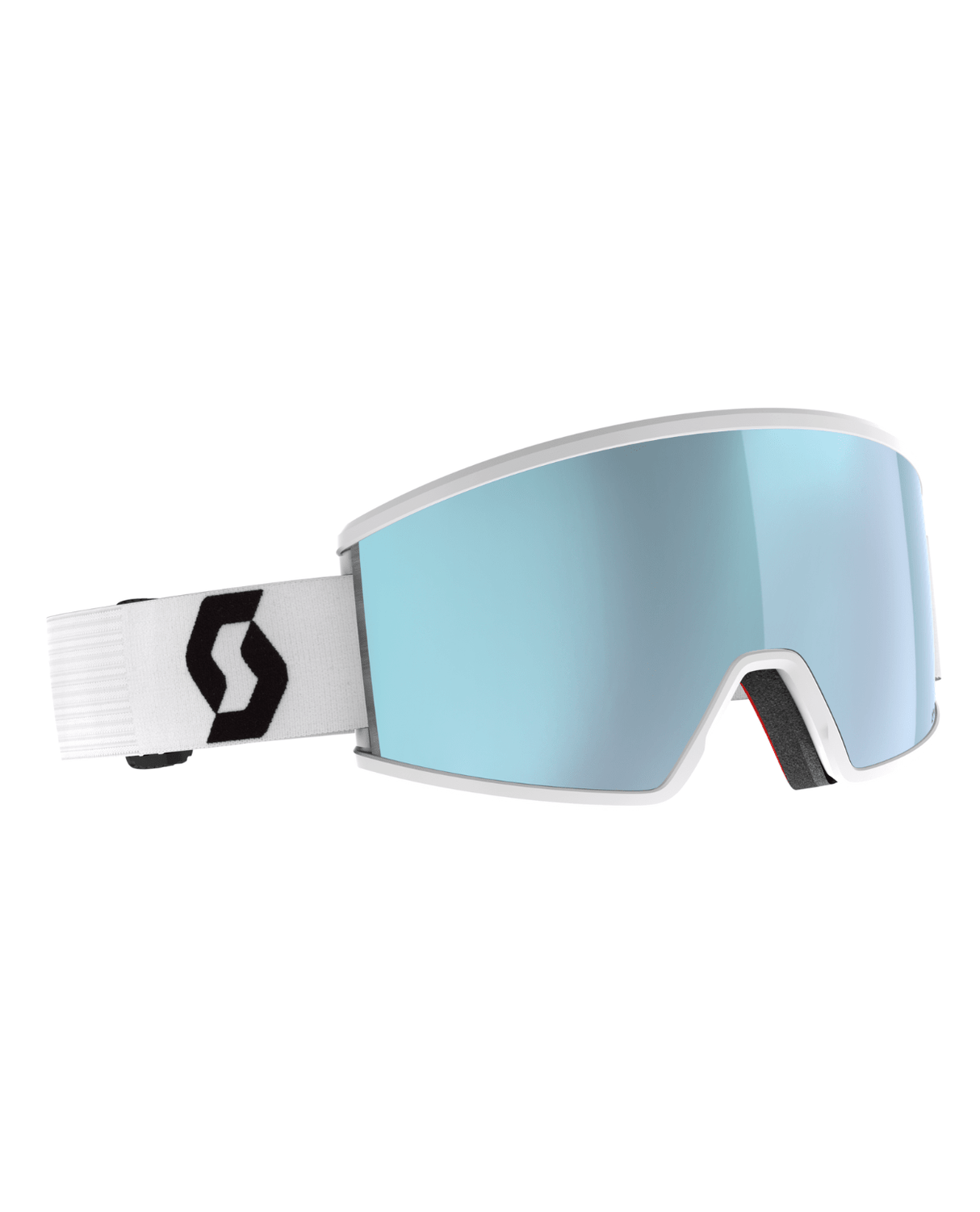 Scott Goggle Ambit Compact AMP - Mineral White/Black, Ice Chrome S2 - Goggles - Alpingaraget