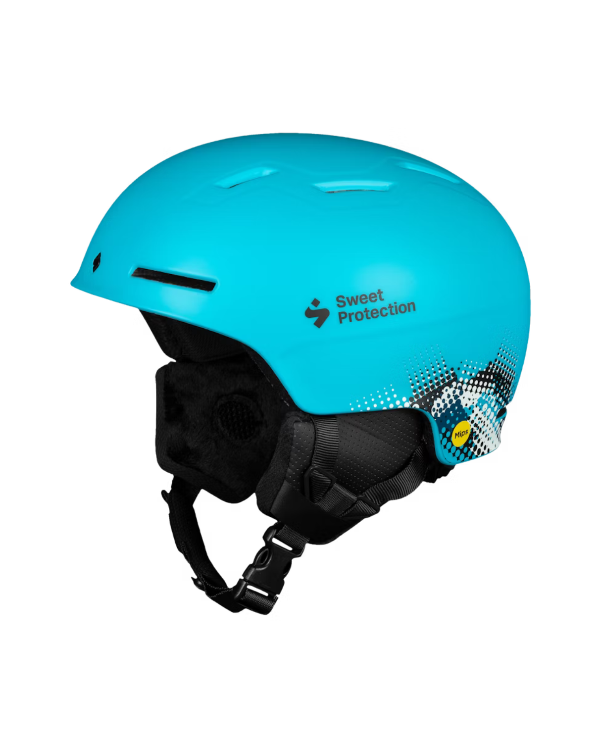 Sweet Protection Winder Mips Helmet Junior i färgen Breeze Blue med justerbar passform, tillgänglig i storlekarna XS-S och S-M - Alpingaraget