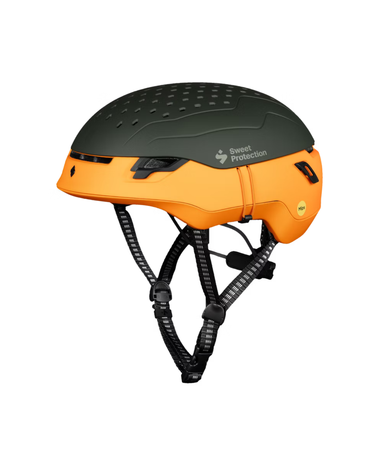 Sweet Protection Ascender Mips Helmet - Maze Green/Sunburst - Alpingaraget