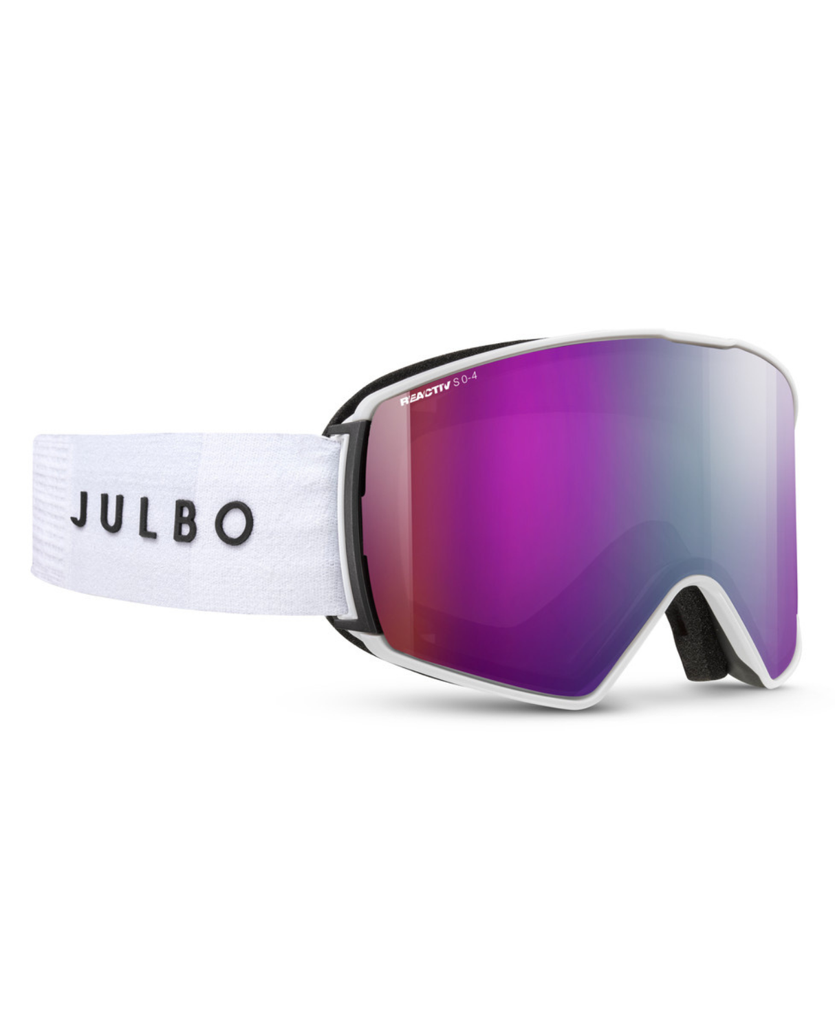 Julbo Launcher Reactiv 0-4 High Contrast - Vit / Svart - Alpingaraget