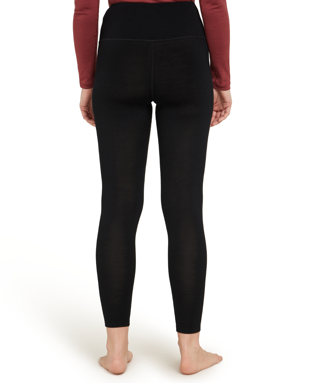 Icebreaker Women Merino 260 Tech High Rise Leggings - Black - Alpingaraget