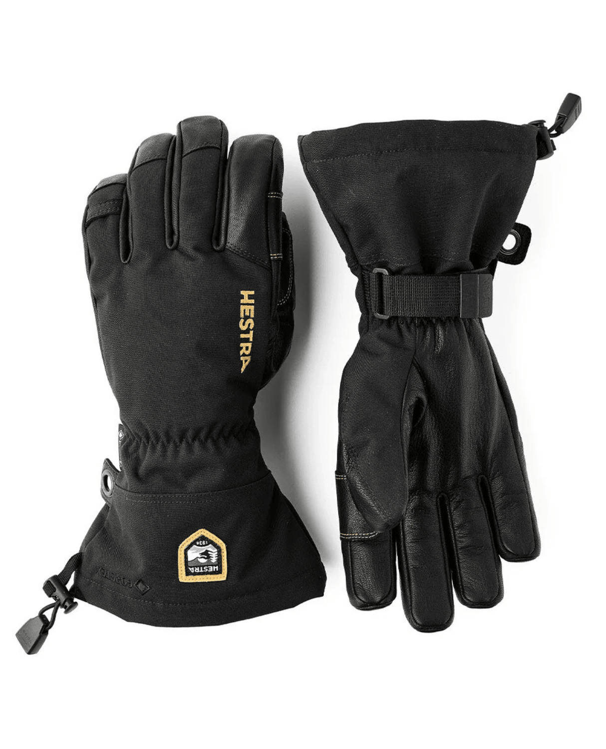 Hestra Army Leather Gore - Tex 5 Finger - Black/Black - Handskar - Alpingaraget