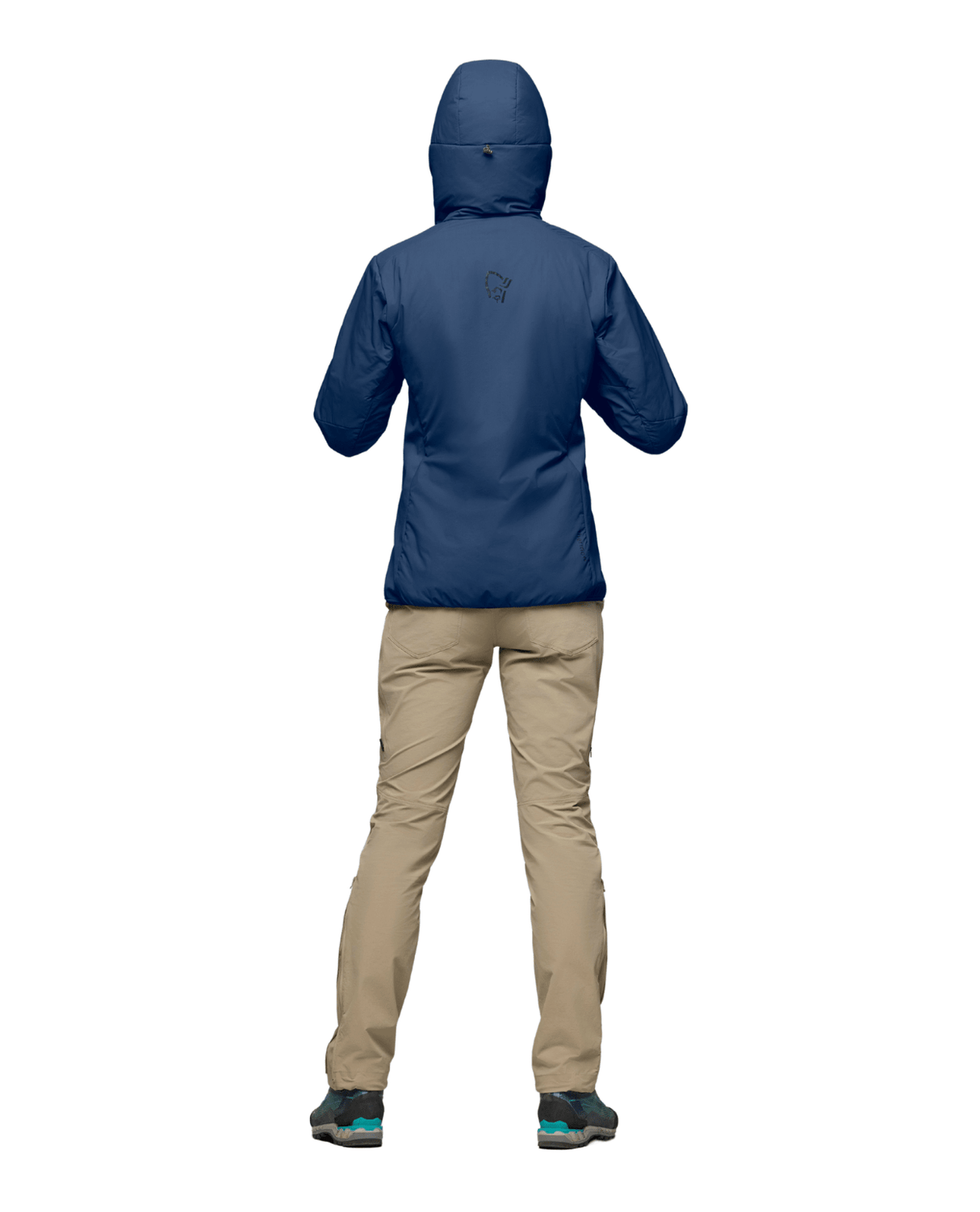 Norröna Women femund thermo60 Zip Hood - Indigo Night - Mellanlager - Alpingaraget