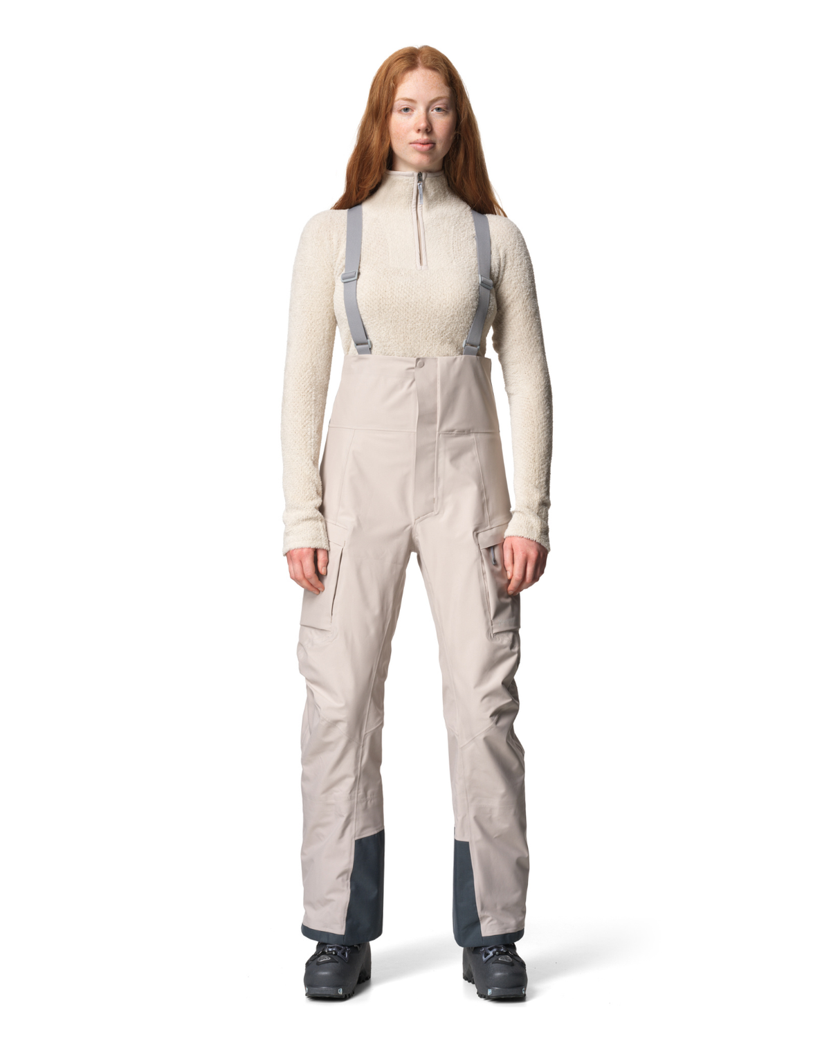 HOUDINI Womens Rollercoaster Bib Pants - Sandstorm - Alpingaraget