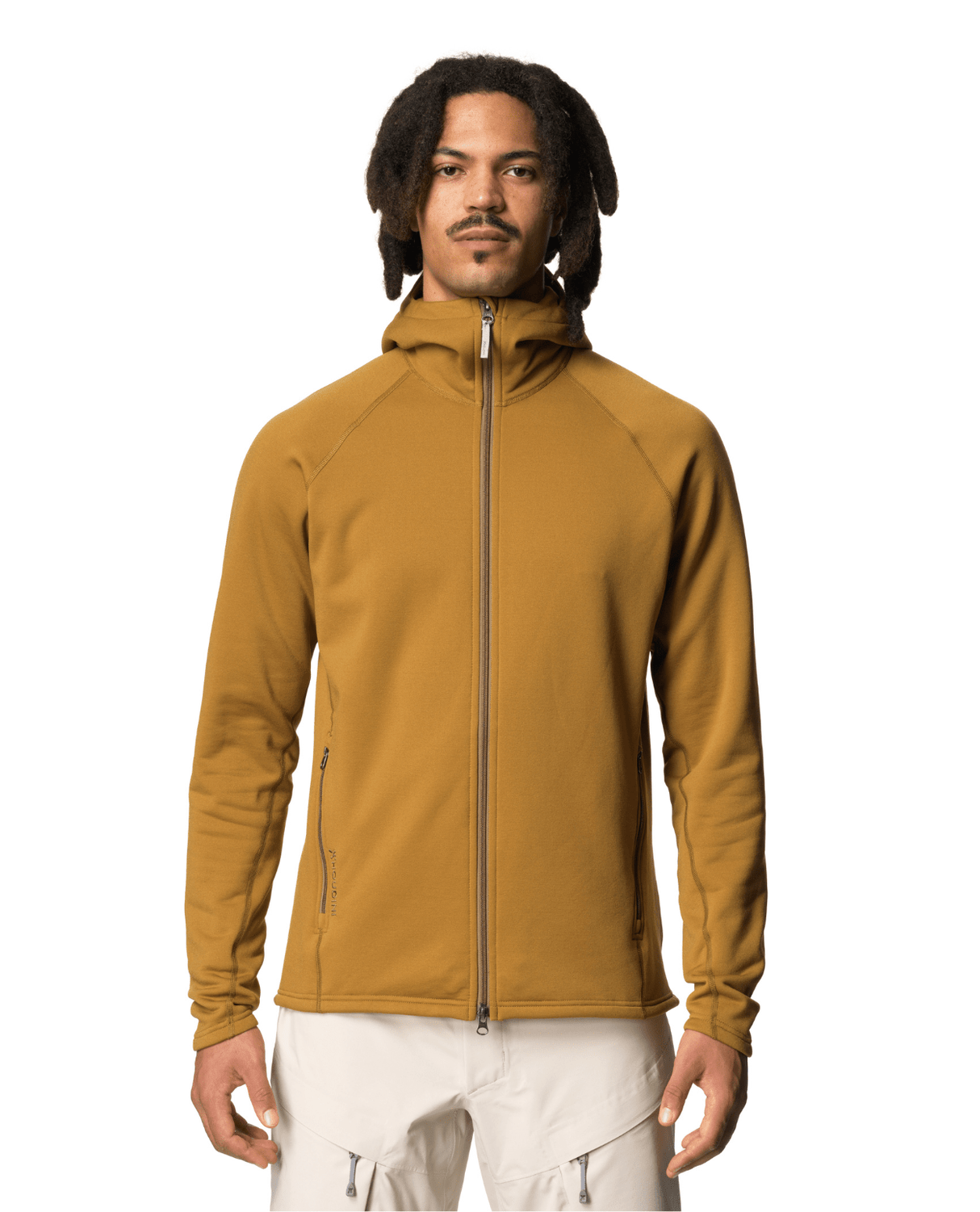 HOUDINI Mens Power Up Houdi - Greenish Gold - Mellanlager - Alpingaraget