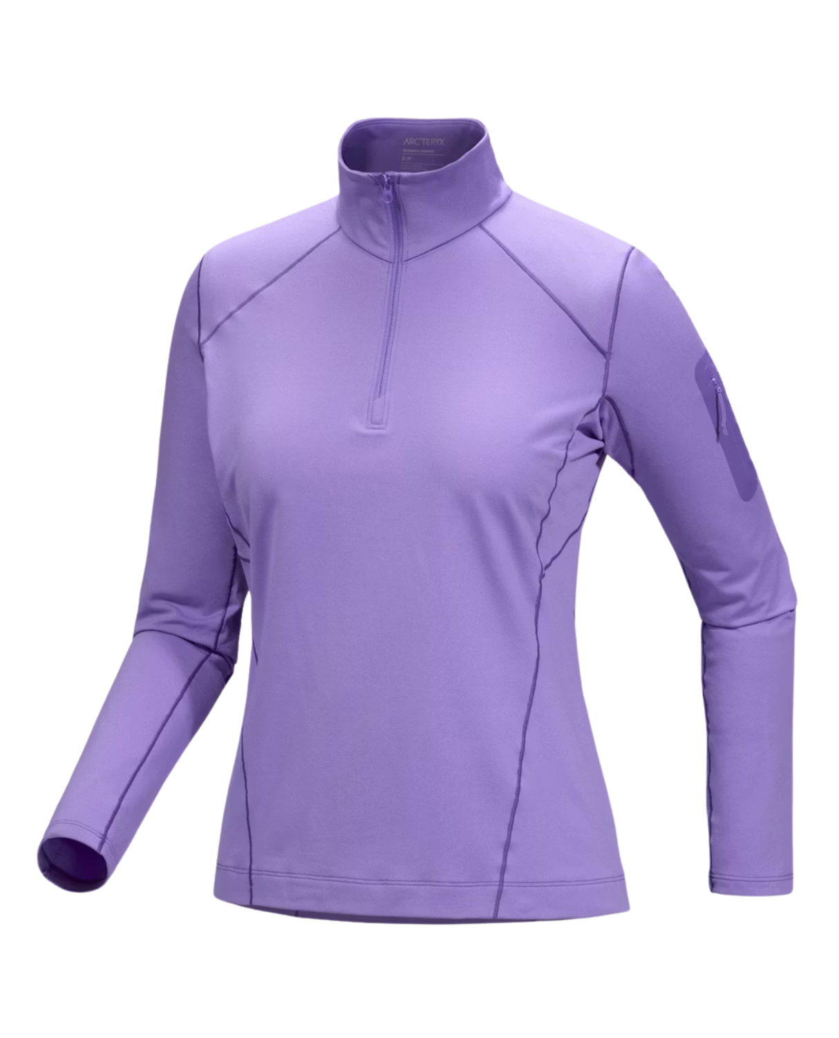 Arc'teryx Women Rho Zip Neck - Aster / Lt Iola