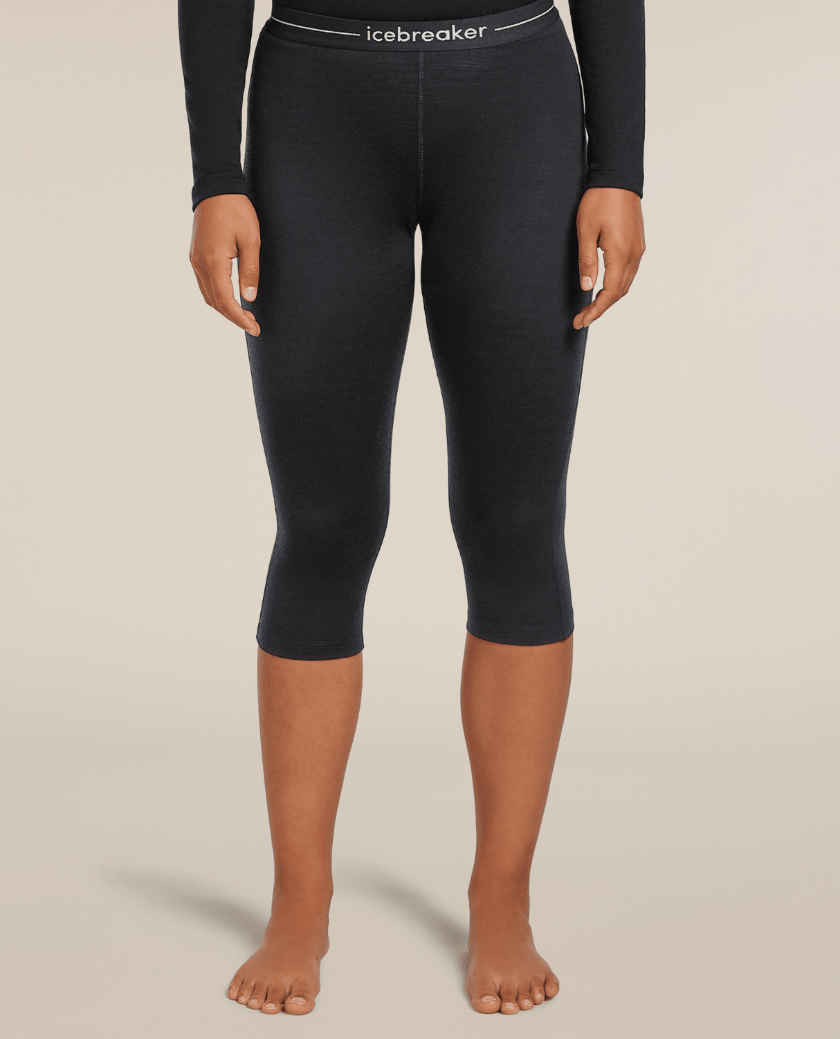 Icebreaker Women 200 Oasis Legless - Black - Underställ - Alpingaraget