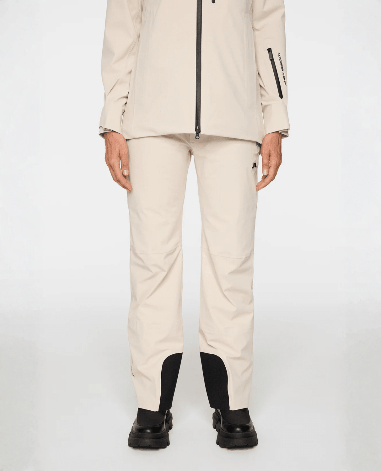 J.Lindeberg Women Solarcore Shell Pant - Moonbeam - Skidbyxor - Alpingaraget